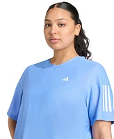 adidas Plus Own The Run Crew Neck T-Shirt