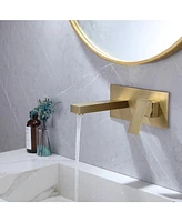 Greenspring Single-Handle Wall Mount Bathroom Faucet