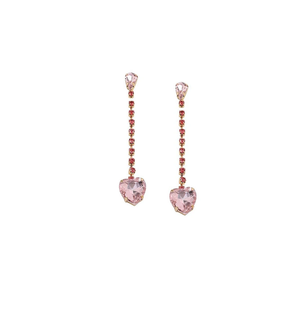 Sohi Women's Sleek Drop Earrings