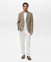 Mango Men's Slim-Fit Cool Wool Suit Blazer
