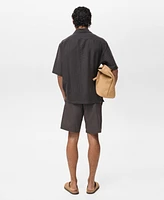 Mango Men's Creased-Effect Shirt