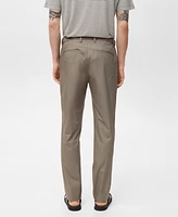 Mango Men's Slim-Fit Cotton Pants