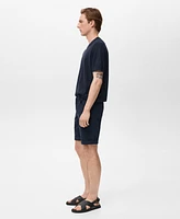 Mango Men's Slim-Fit Denim Bermuda Shorts