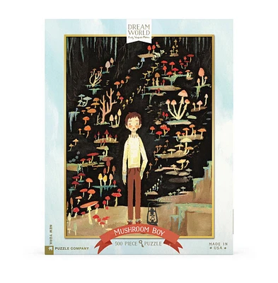 New York Puzzle Company Mushroom Boy 500 Piece Puzzle