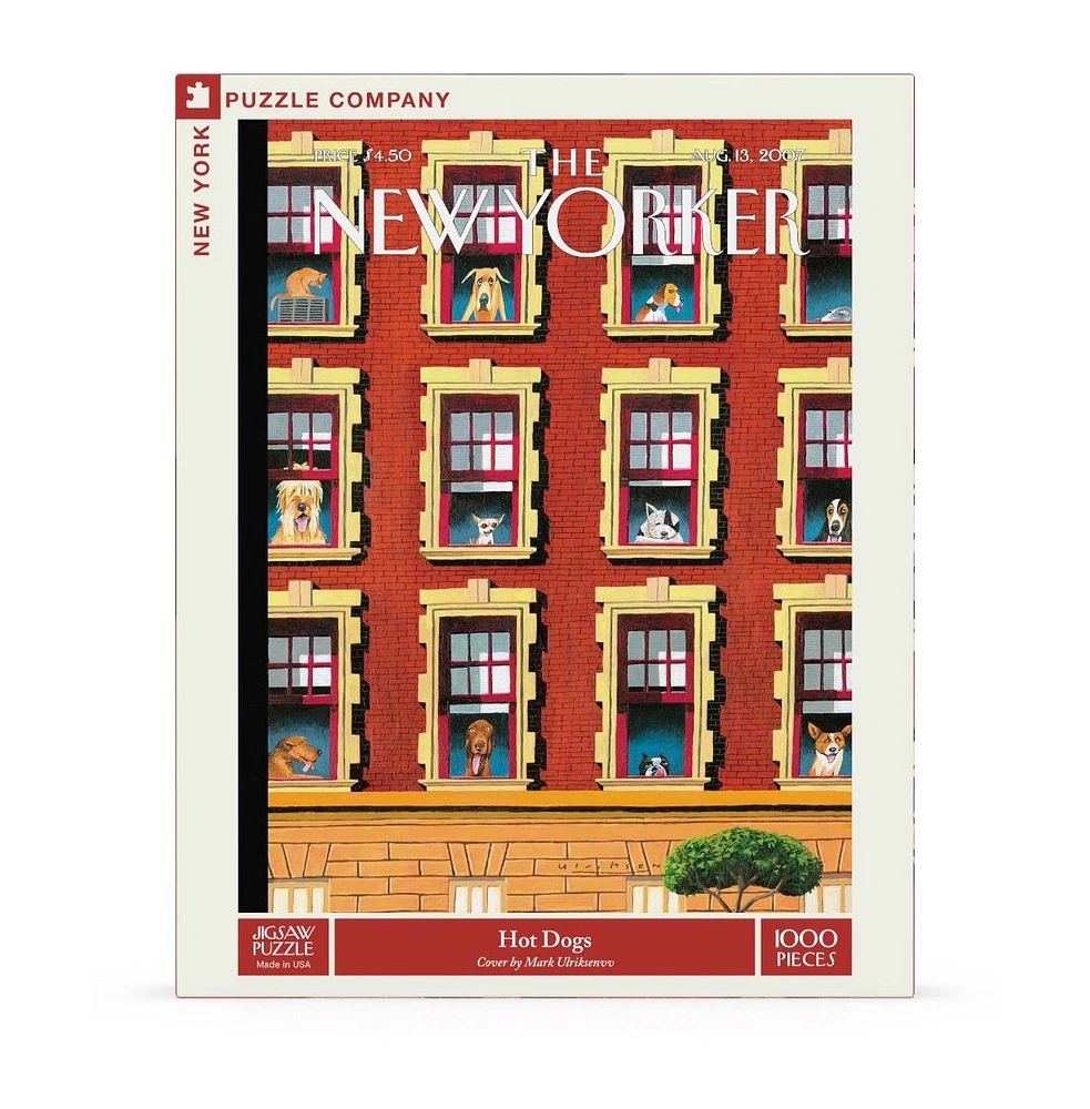 New York Puzzle Company Hot Dogs 1000 Piece Puzzle
