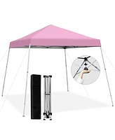 10 x 10 Feet Outdoor Instant Pop-up Canopy with Carrying Bag
