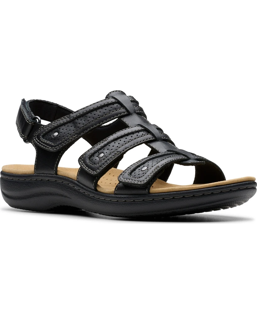 Clarks Women's Collection Laurieann Ivy Rip Tape Sandals