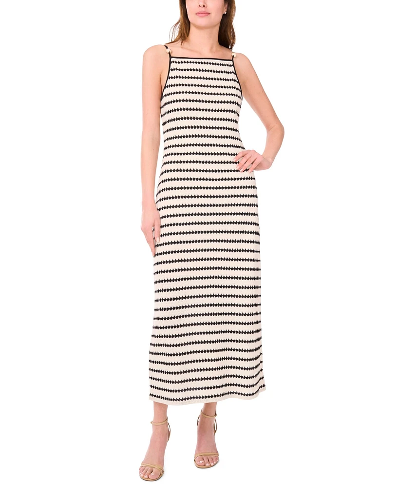 1.state Women's Sleeveless Beaded-Strap Maxi Dress