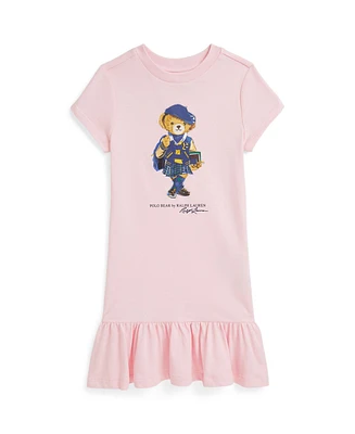 Polo Ralph Lauren Toddler Girls Polo Bear Cotton Jersey Dress