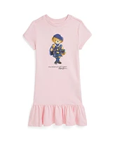 Polo Ralph Lauren Toddler Girls Polo Bear Cotton Jersey Dress