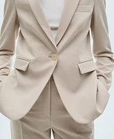Mango Women's Fitted Suit Jacket