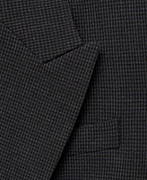 Mango Women's Straight-Fit Micro-Houndstooth Jacket