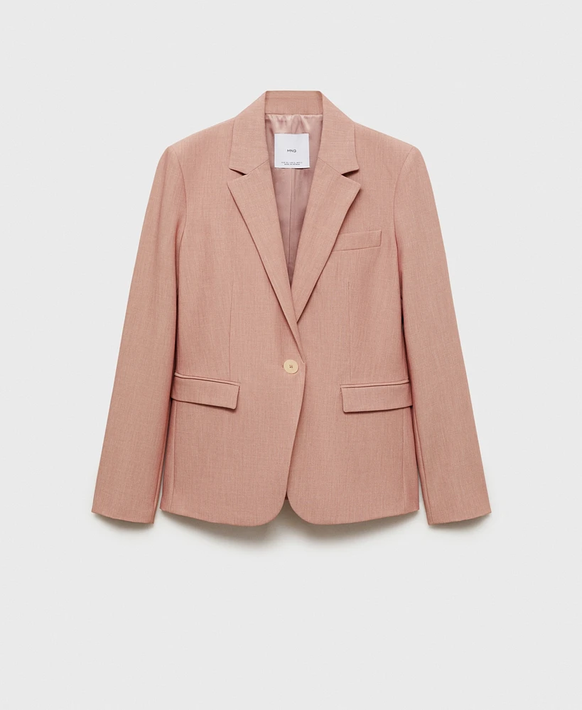 Mango Women's Fitted Suit Jacket