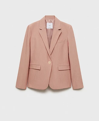 Mango Women's Fitted Suit Jacket