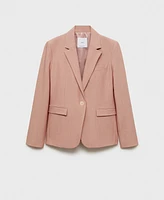 Mango Women's Fitted Suit Jacket