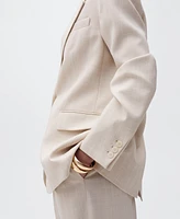 Mango Women's Structured Suit Jacket