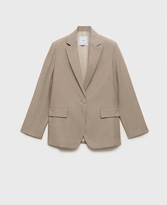 Mango Women's Lyocell Suit Jacket