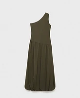 Mango Women's Asymmetrical Puffed Dress