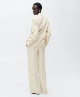 Mango Women's Double-Breasted Suit Jacket