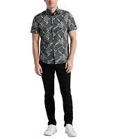 Perry Ellis Men's Regular-Fit Linework Shirt