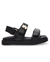 Steve Madden Little and Big Girls T-Mona Footbed Sandals