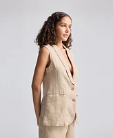 Reistor Women's Sleeveless Hemp Jacket