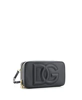 Pre-Owned Dolce & Gabbana Small Dg Logo Camera Bag Leather