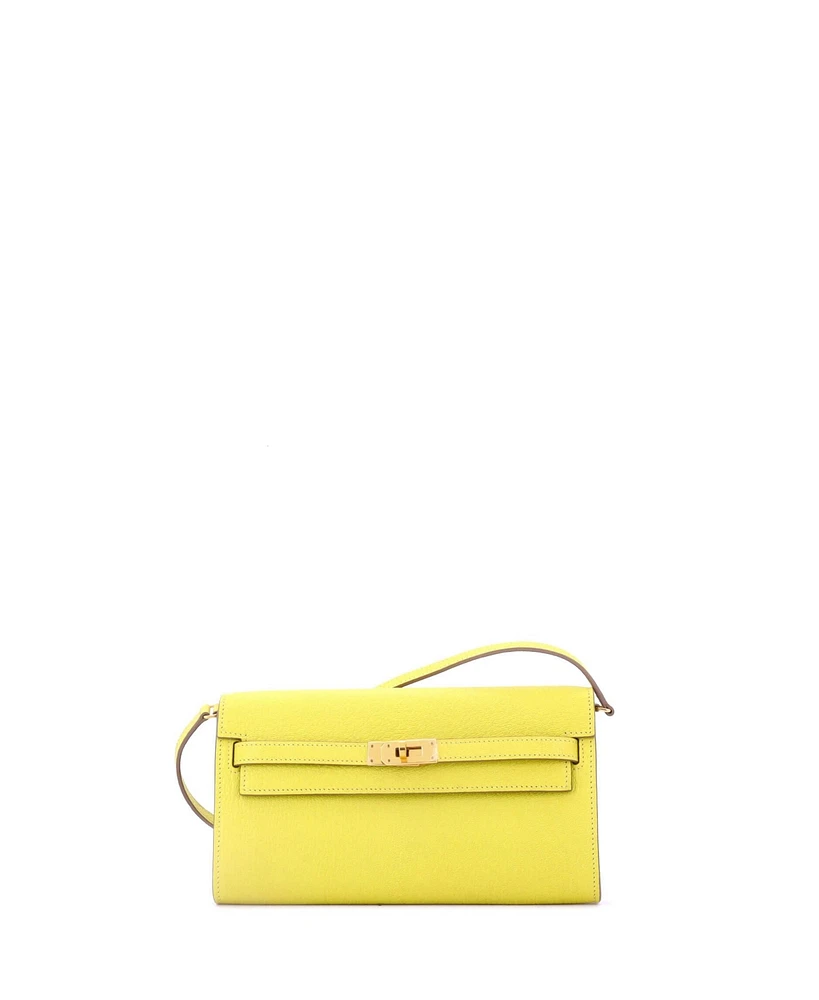 Pre-Owned Hermes Kelly To Go Wallet Chevre Mysore