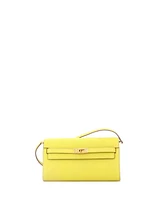 Pre-Owned Hermes Kelly To Go Wallet Chevre Mysore