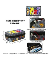 Five Nights At Freddy's Fnaf Trap Graphics Gray Checkered Utility Case