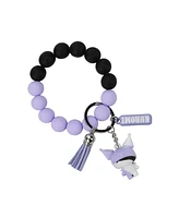 Kuromi Beaded Multi-Charm Keychain