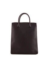 Pre-Owned Hermes 30 White Bus Bag Leather