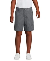 Lands' End Big Boys School Uniform Active Performance Chino Shorts Above the Knee