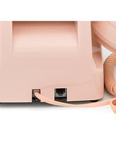 Gpo Retro 746DPBPN 746 Desktop Push Button Telephone - Carnation Pink