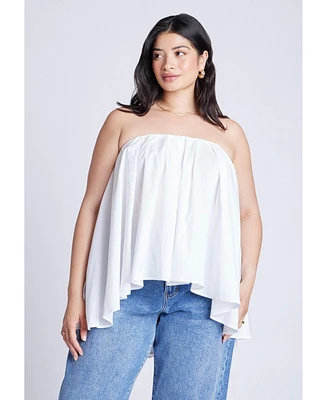 Eloquii Plus Cascading Tube Top