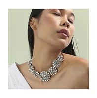 Sohi Stellar Sparkle Statement Necklace