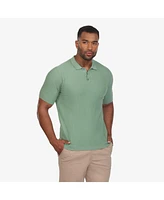 Vustra Men's Textured Knit Polo