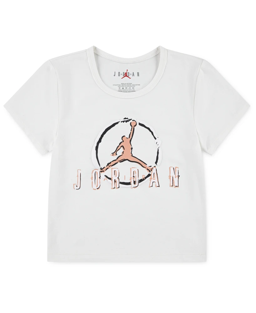 Jordan Big Girls Jumpman Scribble T-Shirt
