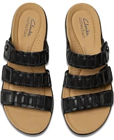 Clarks Collection Women's Laurieann Hope Slip-On Flat Sandals