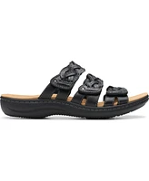 Clarks Collection Women's Laurieann Rio Slip-On Flat Sandals