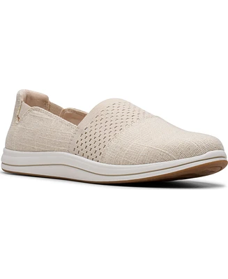 Clarks Women's Cloud Steppers Breeze Vibe Flat Shoes
