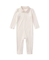 Polo Ralph Lauren Baby Girls Ribbed Collar Coverall