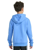 adidas Big Boys Long-Sleeve Essential Logo Fleece Pullover Hoodie