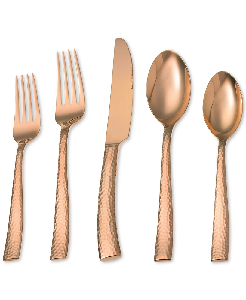Argent Orfevres Hampton Forge Paris Hammered 5-Pc. 18/10 Stainless Steel Place Setting