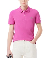 Men's Lacoste Slim Fit Short Sleeve Ribbed Polo Shirt