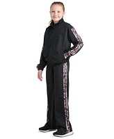 adidas Big Girls Tricot Long-Sleeve Full-Zip Jacket & Wide-Leg Pants, 2 Piece Set