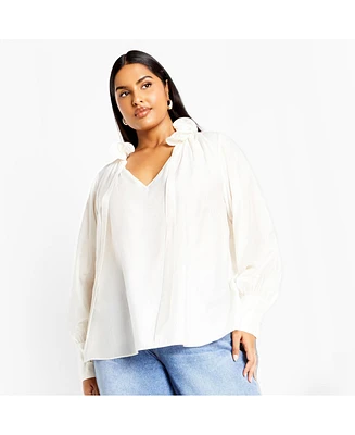 City Chic Plus Antoinette Top