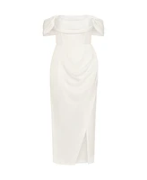 City Chic Plus Forbidden Love Maxi Dress