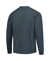 Fanatics Unlabeled Men's Heather Charcoal Michigan State Spartans Logo Long Sleeve T-Shirt