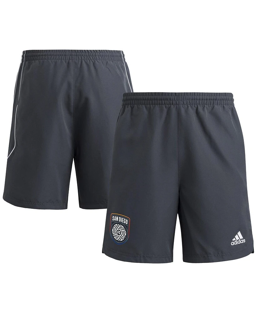 Adidas Men's Gray San Diego Fc 2025 Travel Shorts
